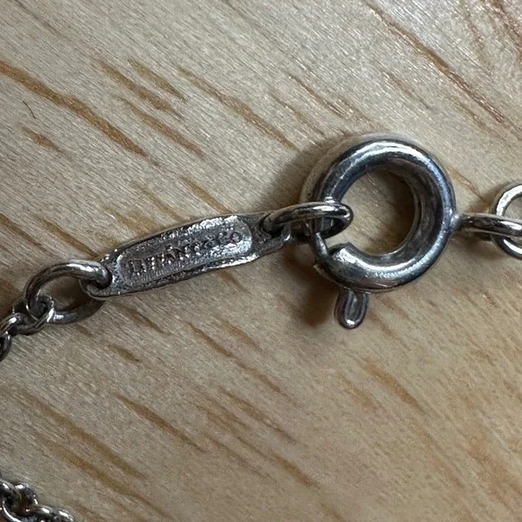 Tiffany & Co Sterling Silver Circle Pendant Necklace 925 - Picture 5 of 11